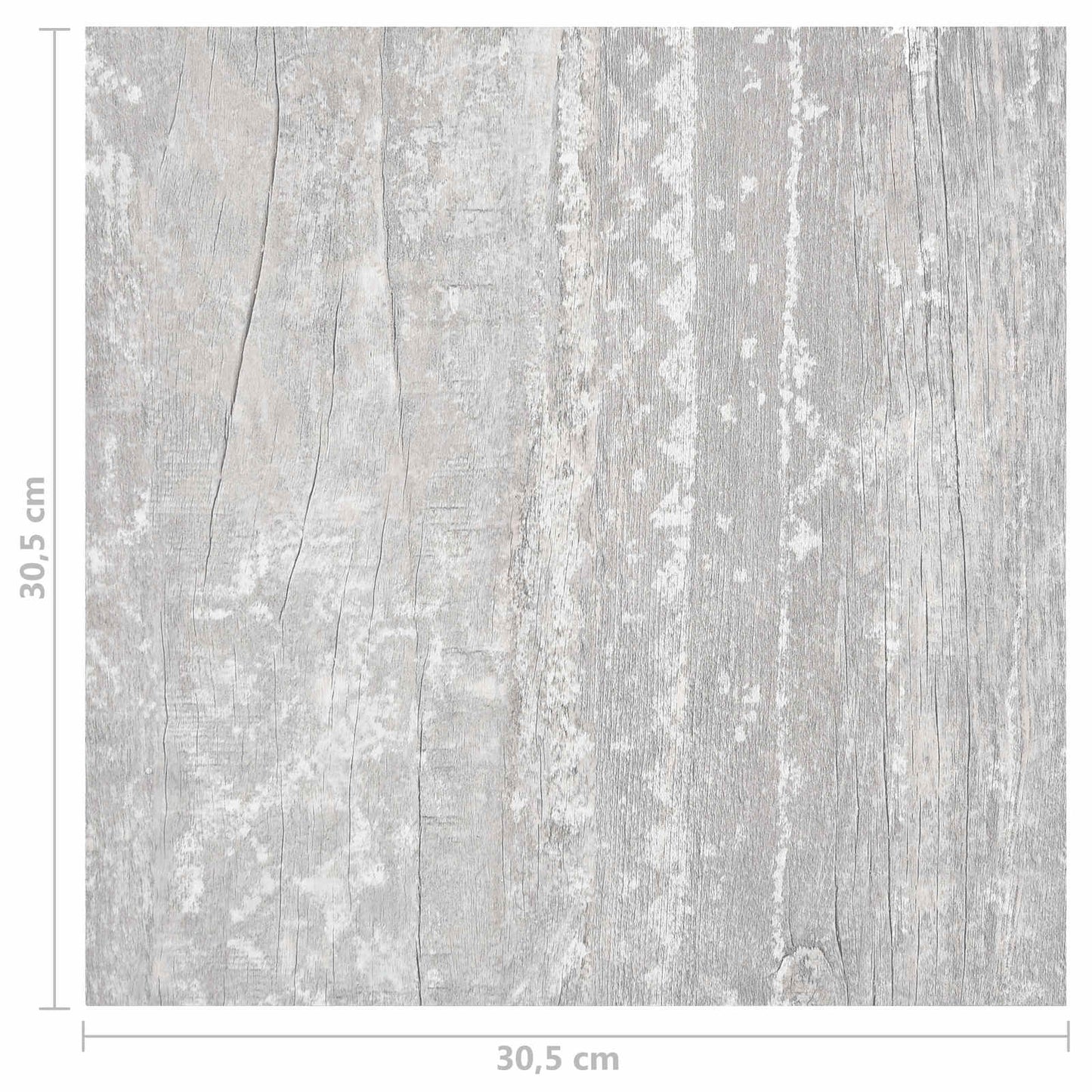 Podlahová Prkna 5,11 M² 55 Pcs Pvc Světle Šedá A Bílá