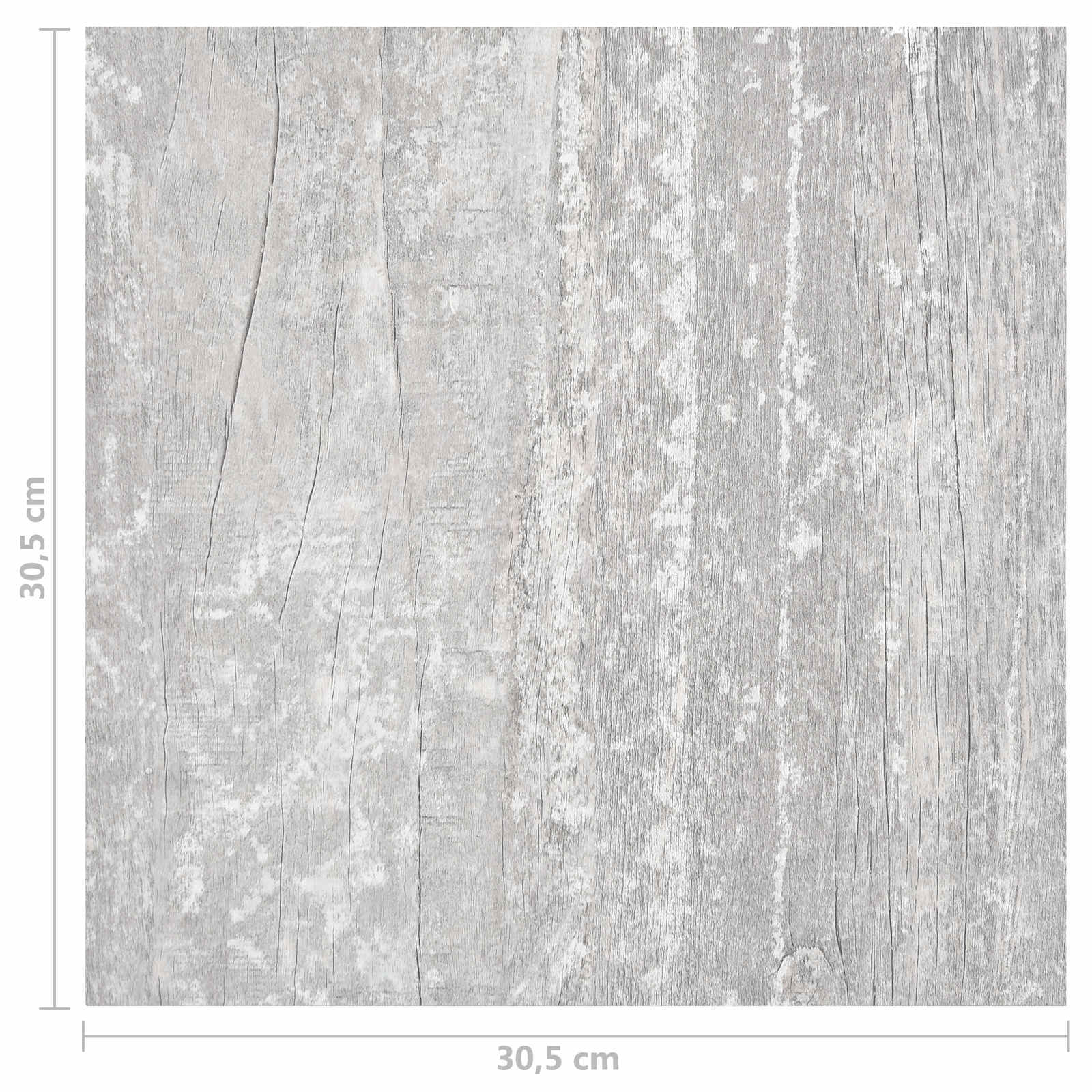 Podlahová Prkna 5,11 M² 55 Pcs Pvc Světle Šedá A Bílá