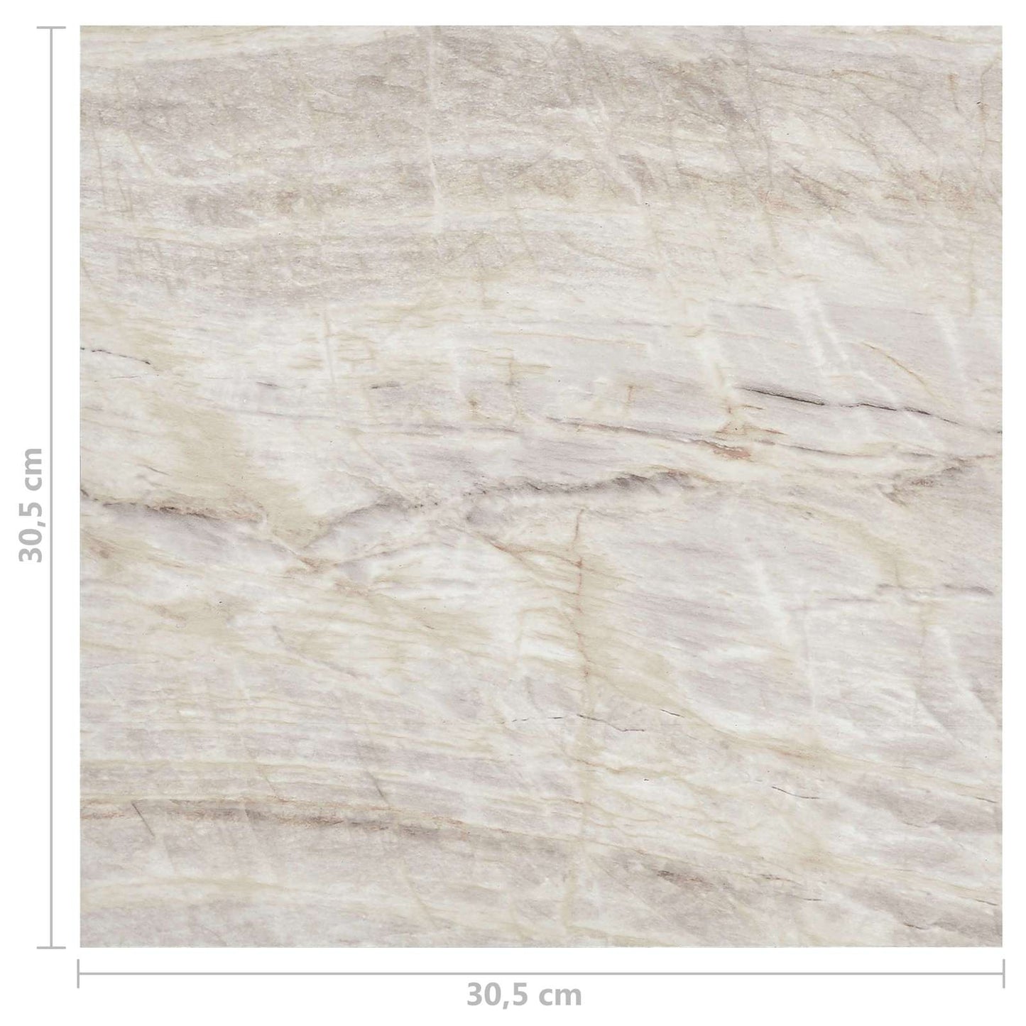 Podlahová Prkna 5,11 M² 55 Pcs Pvc Hnědá A Béžová