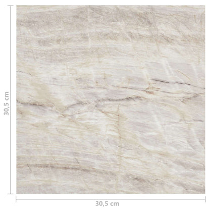 Podlahová Prkna 5,11 M² 55 Pcs Pvc Hnědá A Béžová
