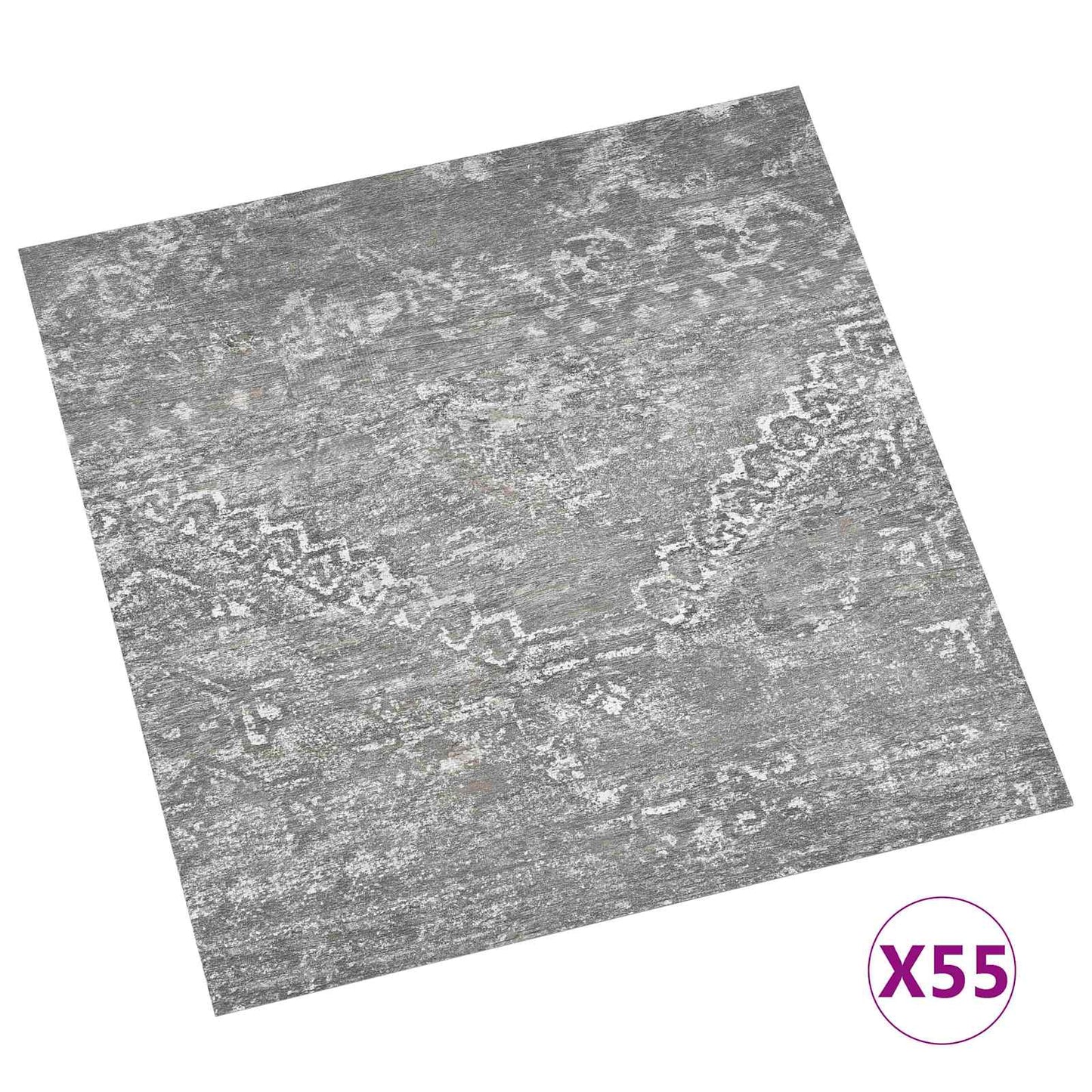 Podlahová Prkna 55 Pcs Betonově Šedá 5,11 M² Pvc