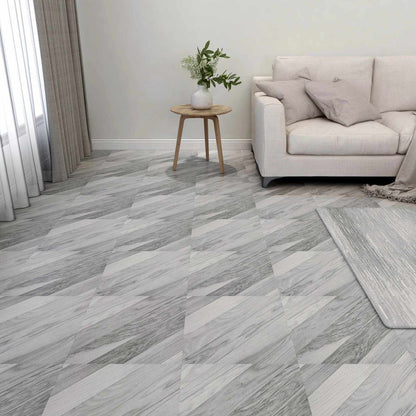 Podlahová Prkna 55 Pcs Šedý 5,11 M² Pvc