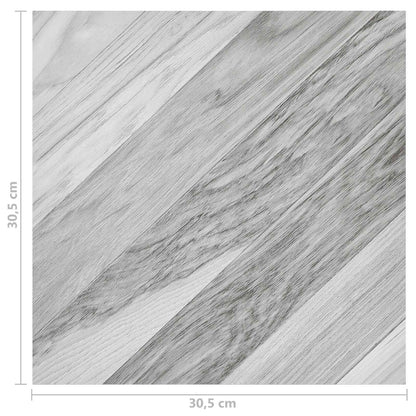 Podlahová Prkna 55 Pcs Šedý 5,11 M² Pvc