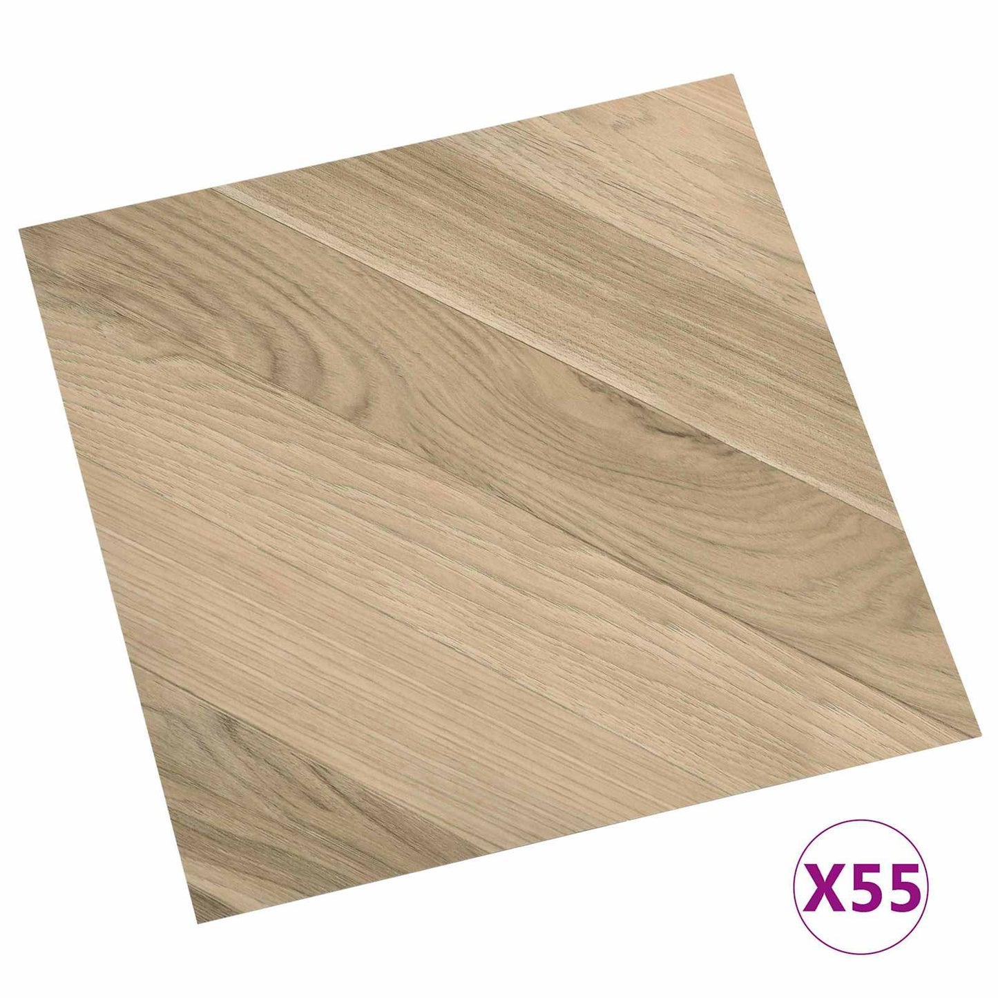 Podlahová Prkna 55 Pcs Hnědá 5,11 M² Pvc