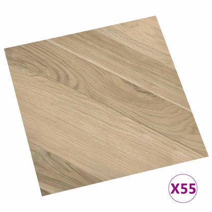 Podlahová Prkna 55 Pcs Hnědá 5,11 M² Pvc