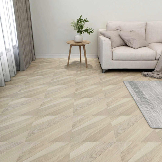 Podlahová Prkna 55 Pcs Béžová 5,11 M² Pvc