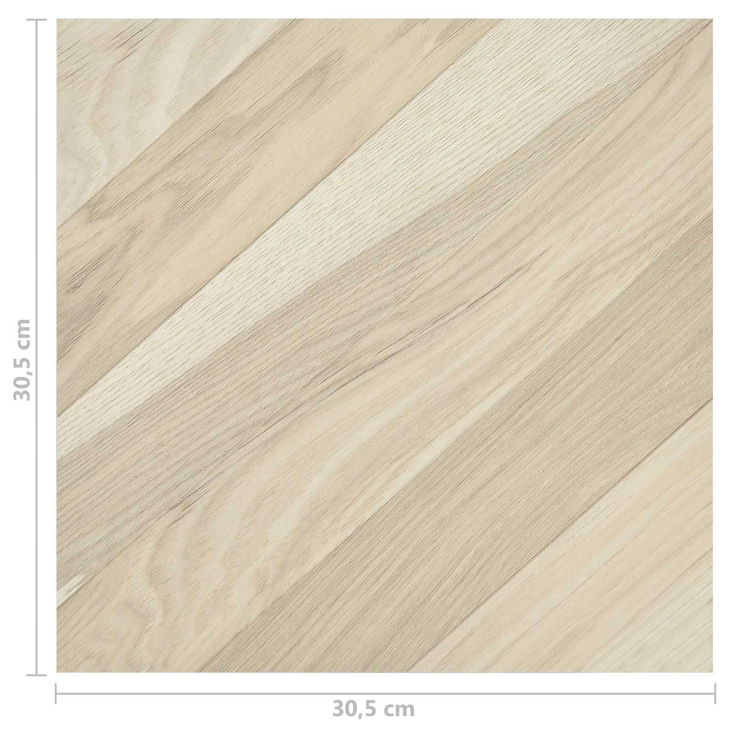 Podlahová Prkna 55 Pcs Béžová 5,11 M² Pvc