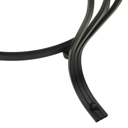 Přenosné Ohniště S Pohrabáčem 49 Cm Ocel Modro-Bílá