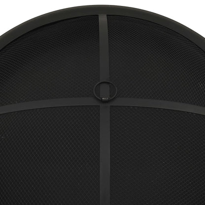 Rustikální Přenosné Ohniště S Pohrabáčem 75 Cm Xxl Ocel Hnědá