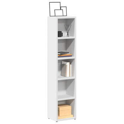 Skříňky Na Cd 2 Ks Betonově Šedé 21 X 16 X 93,5 Cm Dřevotříska