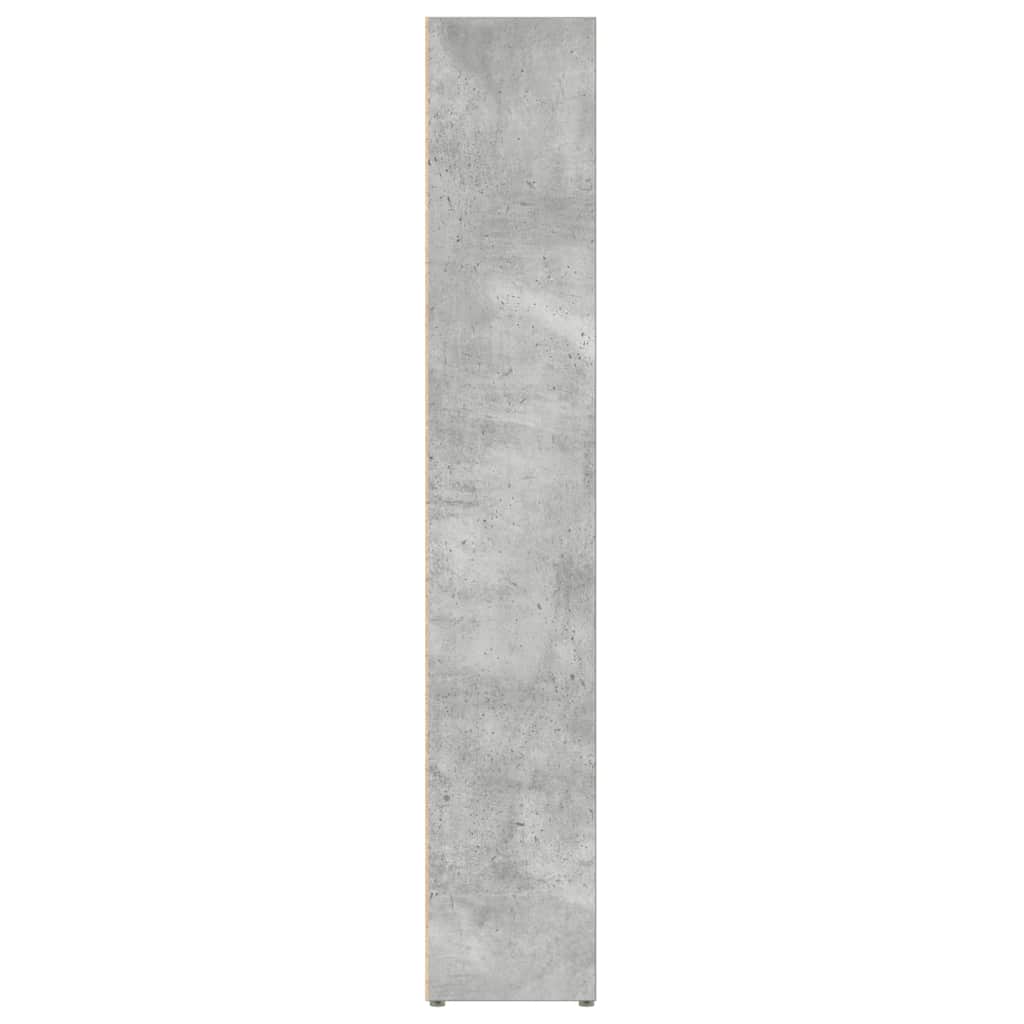 Skříňky Na Cd 2 Ks Betonově Šedé 21 X 16 X 93,5 Cm Dřevotříska