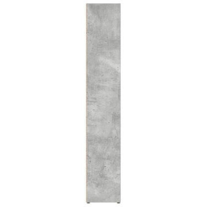 Skříňky Na Cd 2 Ks Betonově Šedé 21 X 16 X 93,5 Cm Dřevotříska