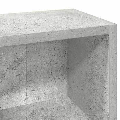 Skříňky Na Cd 2 Ks Betonově Šedé 21 X 16 X 93,5 Cm Dřevotříska