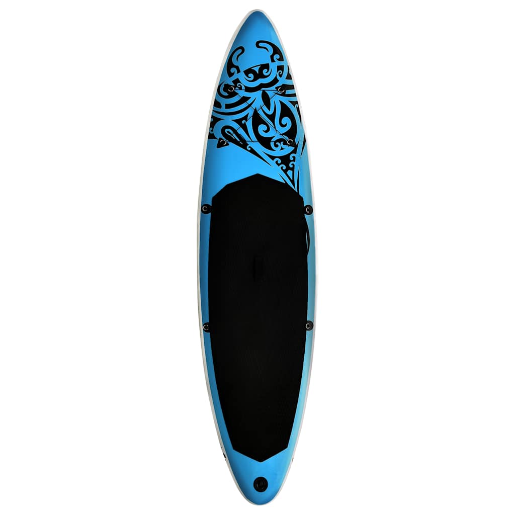 Nafukovací Sup Paddleboard S Příslušenstvím Modrý