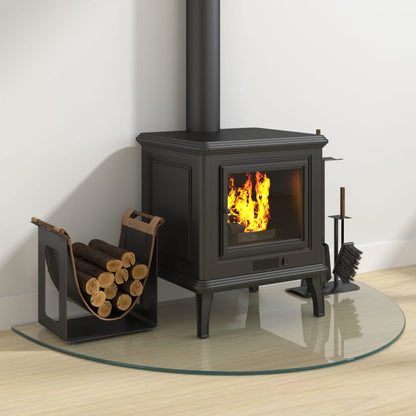 Skleněná Deska Pod Kamna Půlkruhová 1 000 X 600 Mm