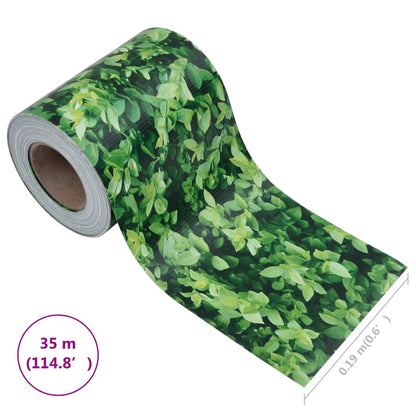 Zahradní Stínící Plotová Fólie Pvc 35 X 0,19 Zelená