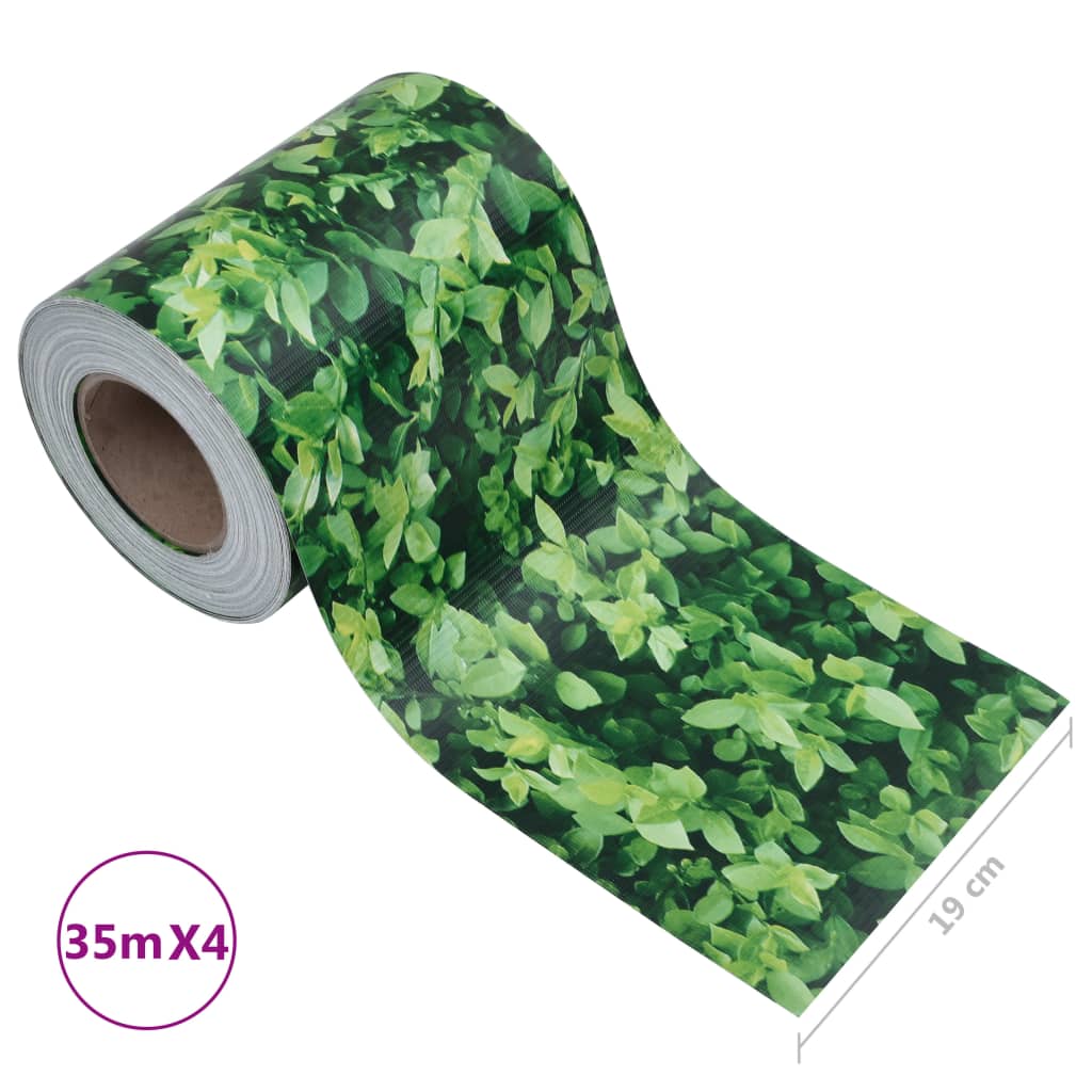 Stínící Plotové Fólie 4 Ks Pvc 35 X 0,19 M Zelené