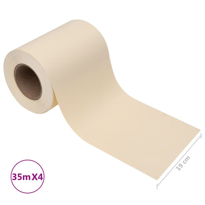Stínící Plotové Fólie 4 Ks Pvc 35 X 0,19 M Krémové