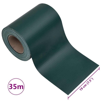 Stínící Plotové Fólie 4 Ks Pvc 35 X 0,19 M Matově Zelené
