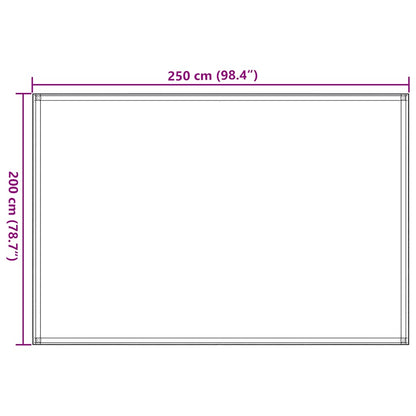 Koberec Do Stanu 250 X 200 Cm Modrý Hdpe