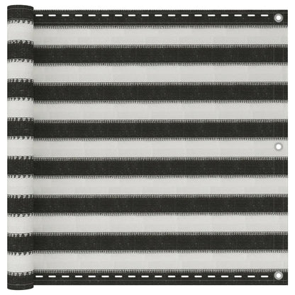 Balkónová Zástěna Hdpe Antracitová A Bílá