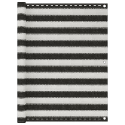 Balkónová Zástěna Hdpe Antracitová A Bílá