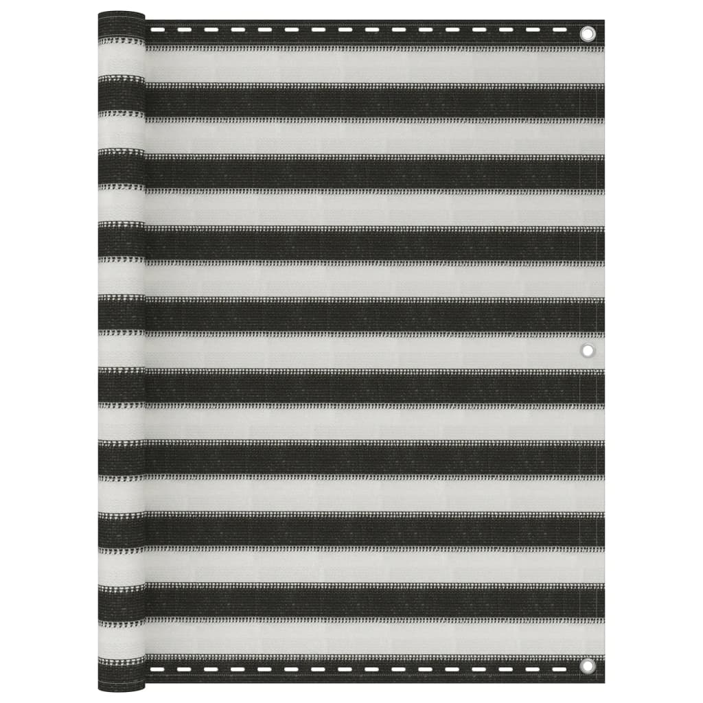 Balkónová Zástěna Hdpe Antracitová A Bílá