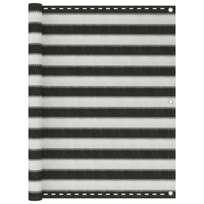 Balkónová Zástěna Hdpe Antracitová A Bílá