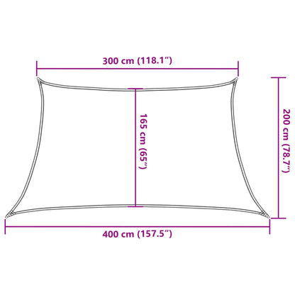 Stínící Plachta 160 G/M² Krémová 3/4 X 2 M Hdpe