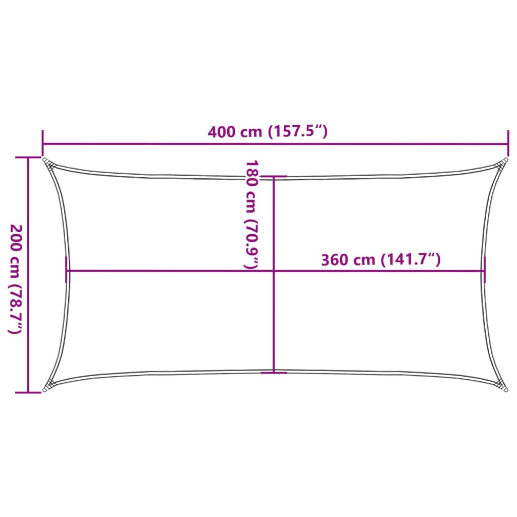 Stínící Plachta 160 G/M² Hdpe