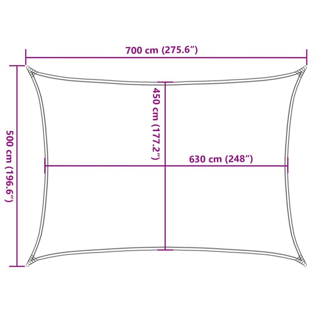 Stínící Plachta 160 G/M² Hdpe