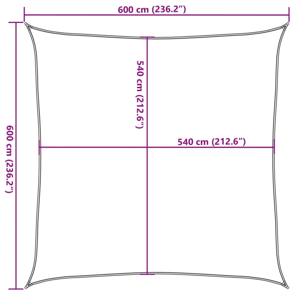 Stínící Plachta 160 G/M² Hdpe Cihlová