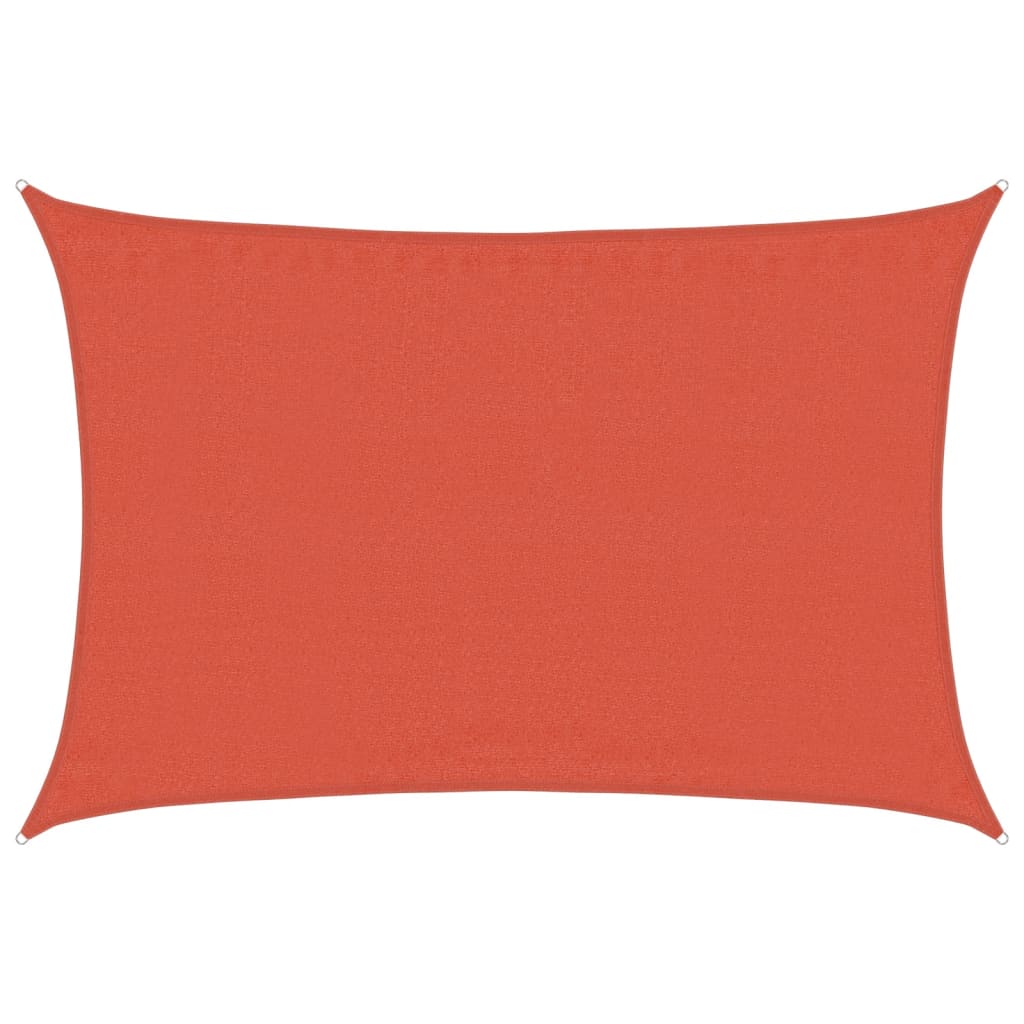 Plachta Proti Slunci 160 G/M² Obdélník Terakota 3,5 X 5 M Hdpe Cihlová