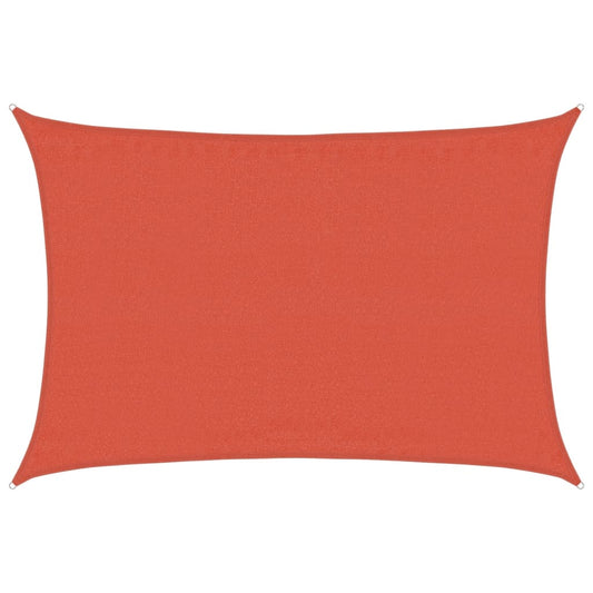 Plachta Proti Slunci 160 G/M² Obdélník Terakota 3,5 X 5 M Hdpe Cihlová