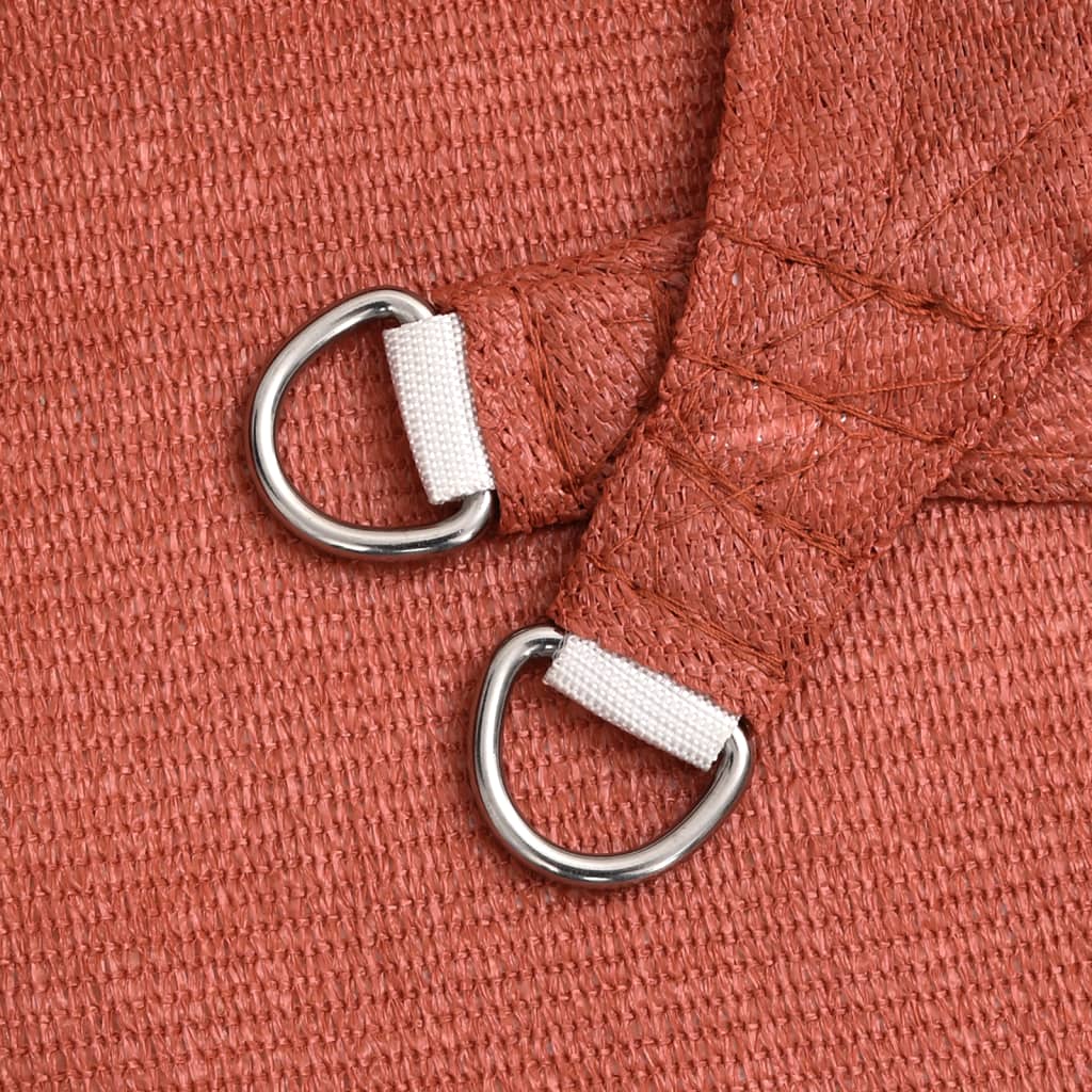 Plachta Proti Slunci 160 G/M² Obdélník Terakota 3,5 X 5 M Hdpe Cihlová