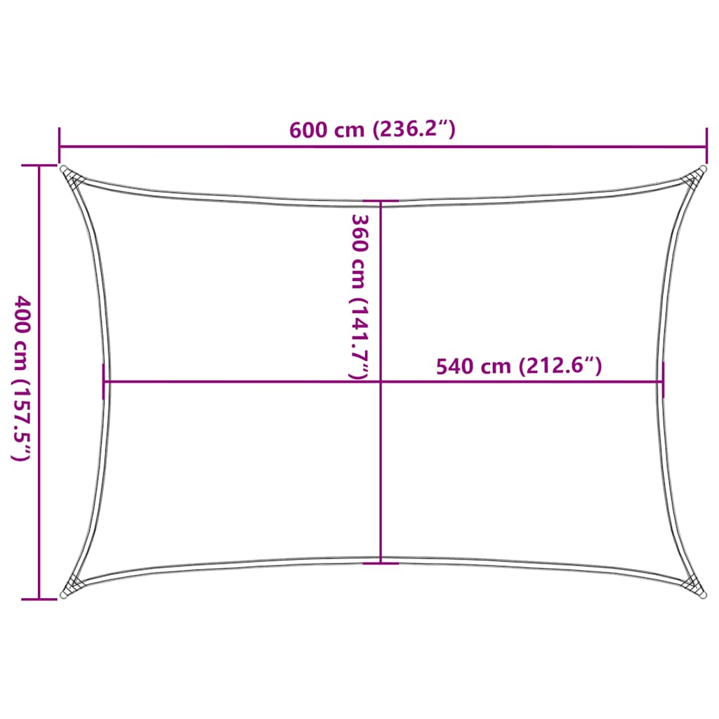 Stínící Plachta 160 G/M² Hdpe Taupe