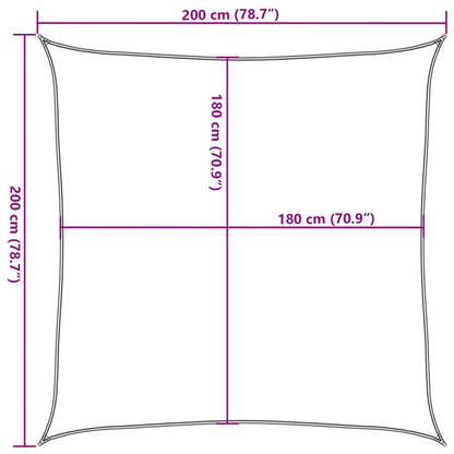 Stínící Plachta 160 G/M² Modrá 2 X 2 M Hdpe