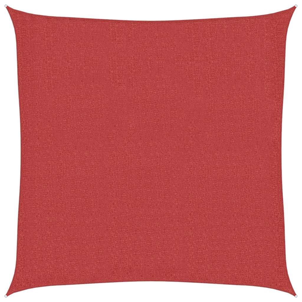 Stínící Plachta 160 G/M² Červená 3,6 X 3,6 M Hdpe