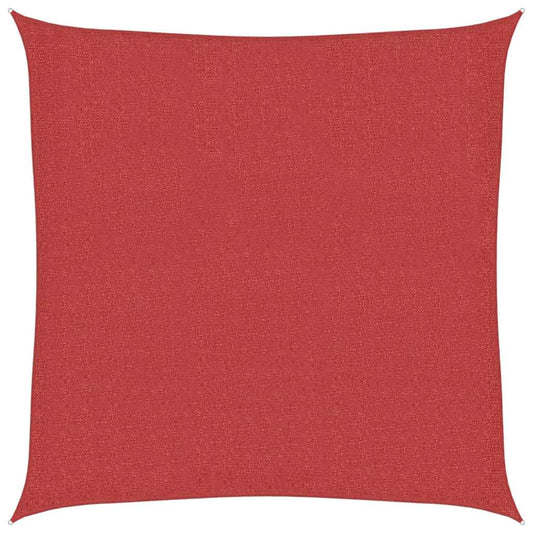 Stínící Plachta 160 G/M² Červená 3,6 X 3,6 M Hdpe
