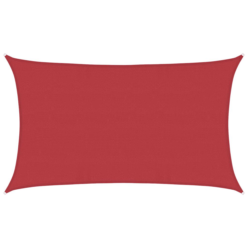 Stínicí Plachta 160 G/M² Červená Hdpe