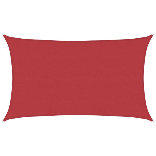 Stínicí Plachta 160 G/M² Červená Hdpe
