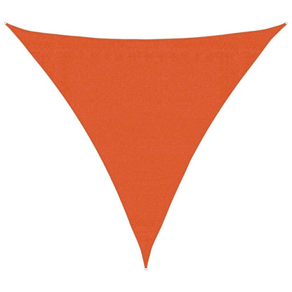Stínicí Plachta 160 G/M² Trojúhelník Oranžová 3,6X3,6X3,6M Hdpe