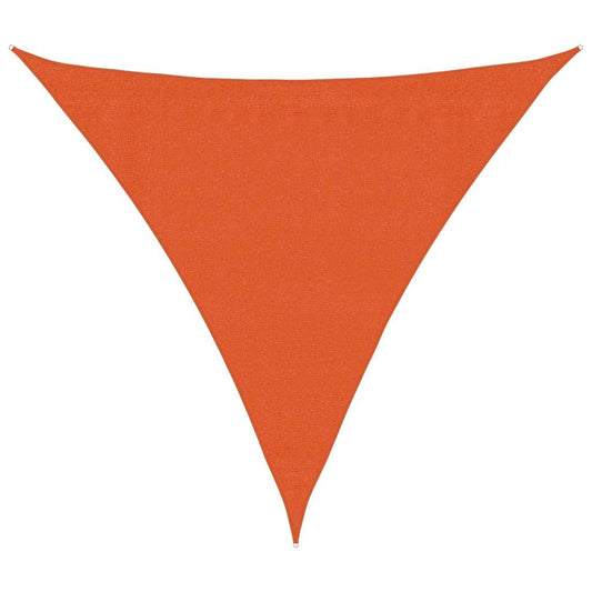 Stínicí Plachta 160 G/M² Trojúhelník Oranžová 3,6X3,6X3,6M Hdpe