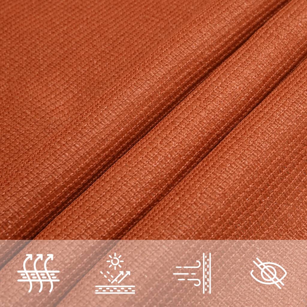 Stínící Plachta 160 G/M² Oranžová 4 X 4 X 4 M Hdpe