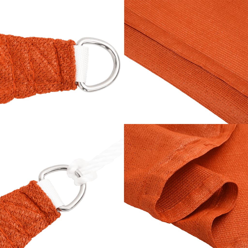 Stínící Plachta 160 G/M² Oranžová 4 X 4 X 4 M Hdpe