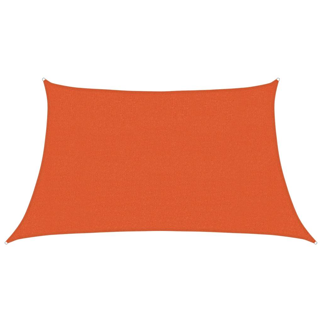 Stínicí Plachta 160 G/M² Lichoběžník Oranžová 3/4 X 2 M Hdpe Orange