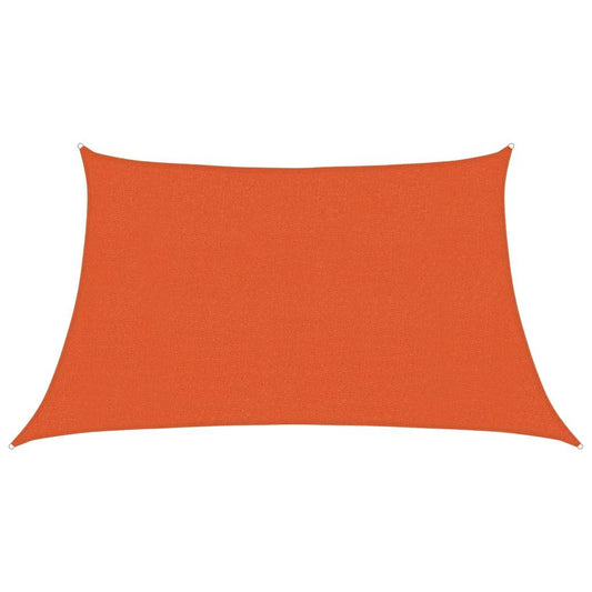 Stínicí Plachta 160 G/M² Lichoběžník Oranžová 3/4 X 2 M Hdpe Orange