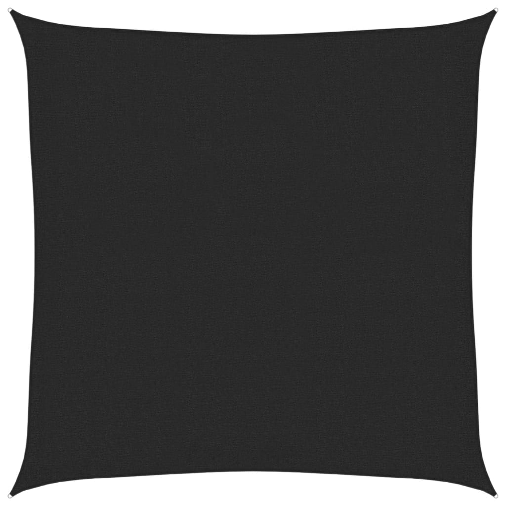 Stínící Plachta 160 G/M² Černá Hdpe Černá