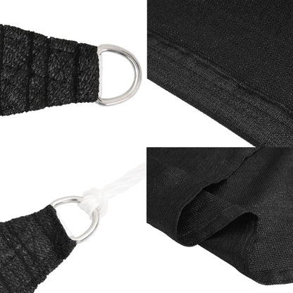 Stínící Plachta 160 G/M² Černá Hdpe Černá