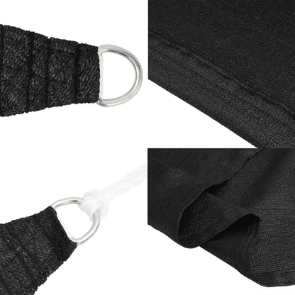 Stínící Plachta 160 G/M² Černá Hdpe Černá